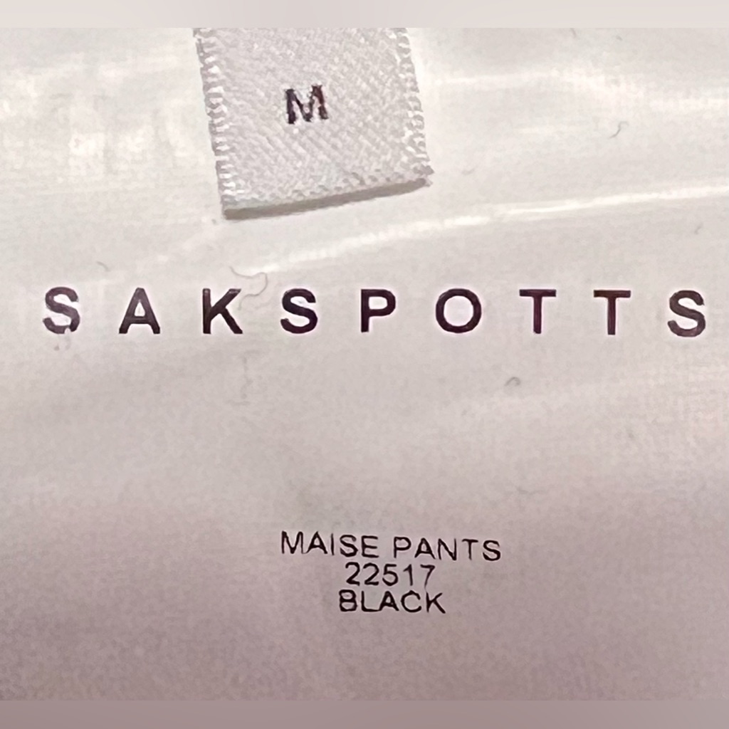 New Saks Potts Designer Rib Knit Merino Wool Italy Pants — image 7 of 8